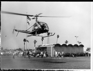 1963 - Helicopter rides at the festival