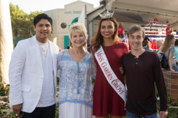 Miss Garden Grove with Dee Wallace, Johnny Ortiz and Jae Head