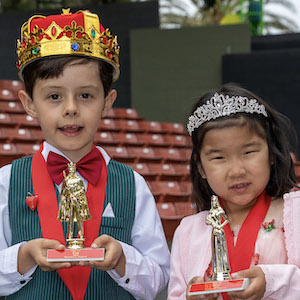Tiny Tot King & Queen winners