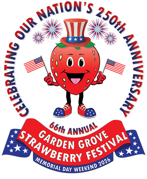 Garden Grove Strawberry Festival logo